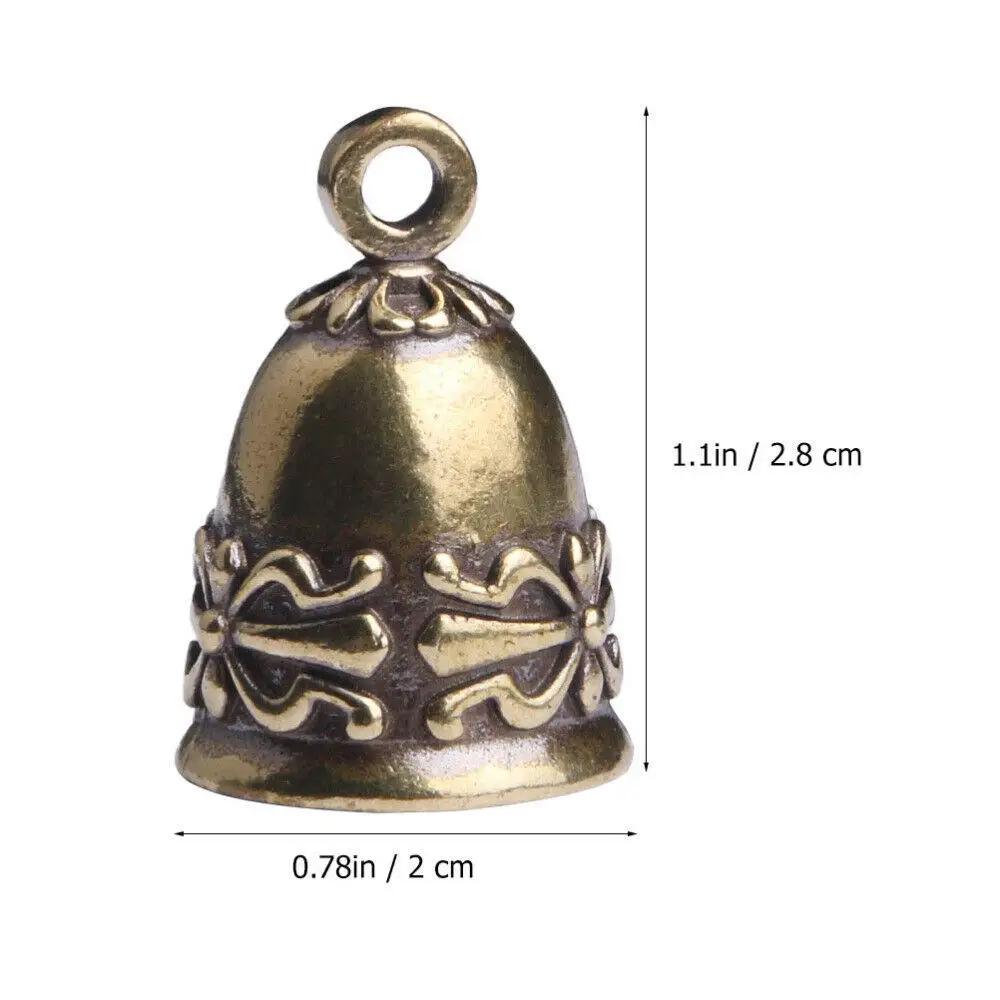 Brass Handicraft Magic Bell Wind Bell Tibetan Bronze Bell Keychain Pendant For Cristmas Home Decoration Pendant Antique Bell