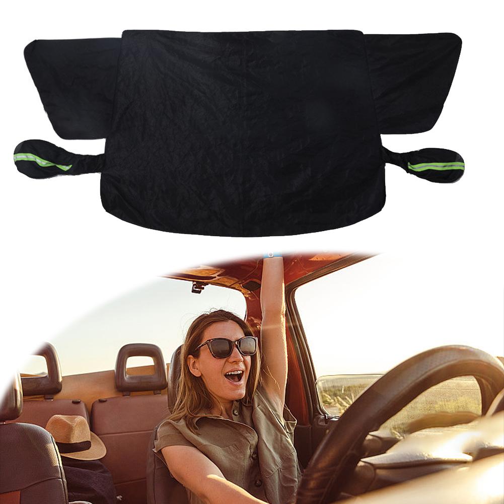Magnetic Car Snow Shield Oxford Cloth Car Anti Freeze Snow Windshield Cover Waterproof Automobile Sunshade Cover for Ice Snow