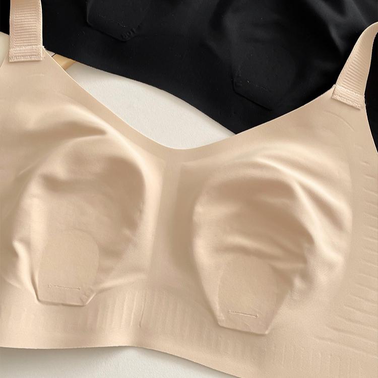 Rabbit Ear Cup Seamless Bra Women's Lifting Bra Summer Thin Design Breast Collection Anti Sagging Plus Size Soft Support Bra