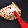 1Pcs Fan Falling Ornaments Jade Beads Tassel Ancient Chinese Style Knot Tassels Pendant