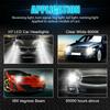 H7 LED Bulbs Headlight H4 H8 H9 H11 Car Fog Light 9005 Hb3 9006 Hb4 High/Low Beam Super Bright DRL Lamp 6000K White 12V