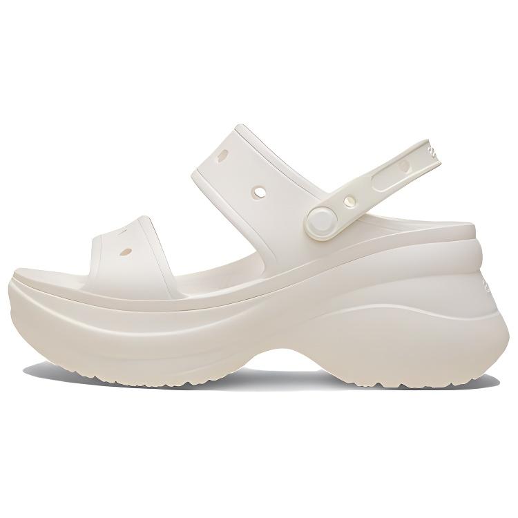 Crocs Comfortable Simple Whale Beach Sandals Women Sandals White 206749-100
