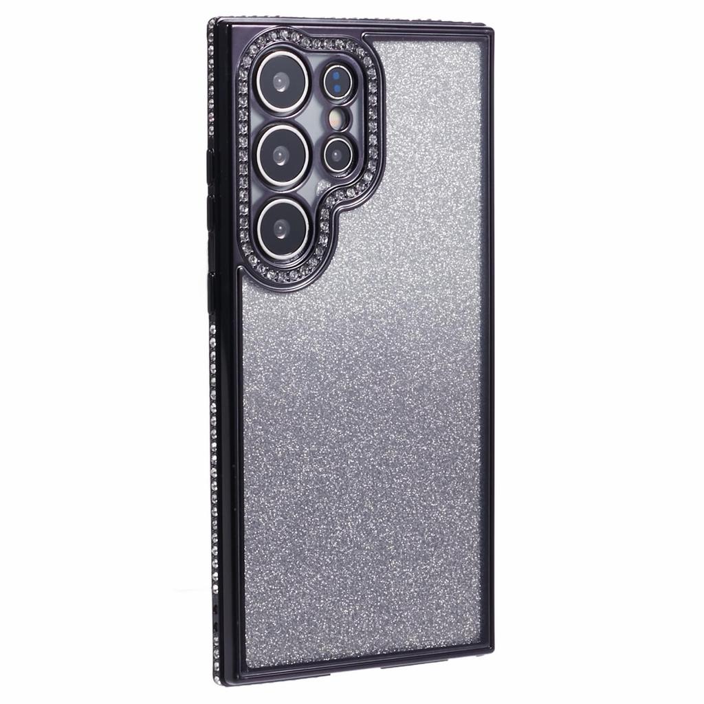 For Samsung Galaxy S23 Ultra Case Gradient Glitter Bling Anti-Scratch TPU Phone Cover