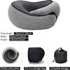 Travel Pillow Memory Foam Cervical Vertebra Portable Noon Break U Type Camping Orthopedic To Sleep Memory Pillow with Carry