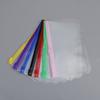 4pcs A6 6-Hole Binder Pockets Waterproof PVC Envelopes Zipper Binder Pouches Office Organizing Bag Student Storage Supplies