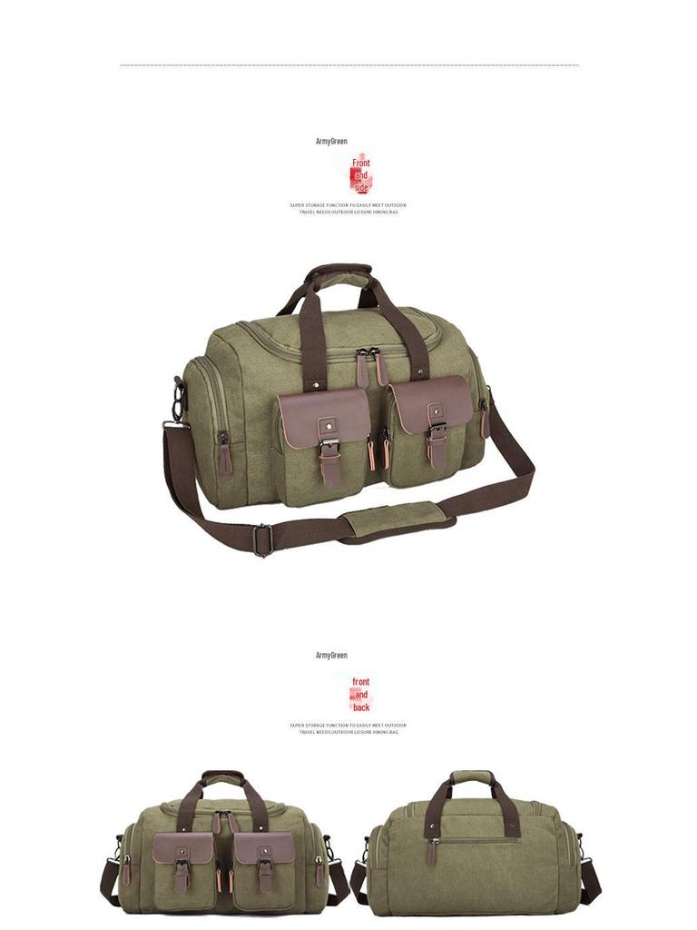 Waterproof Large Capacity Microfiber Canvas Crossbody Travel Bag