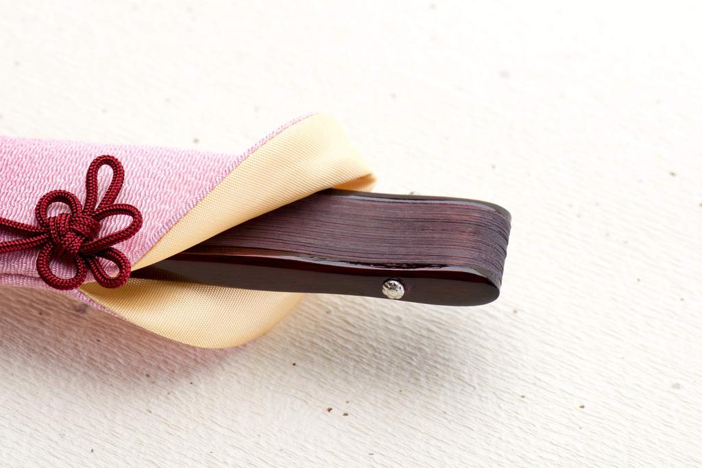 Kyoto Geibido Folding Fan Case, 22.5cm, Gradient, Women's, Japanese Item, Made In Japan (Navy)