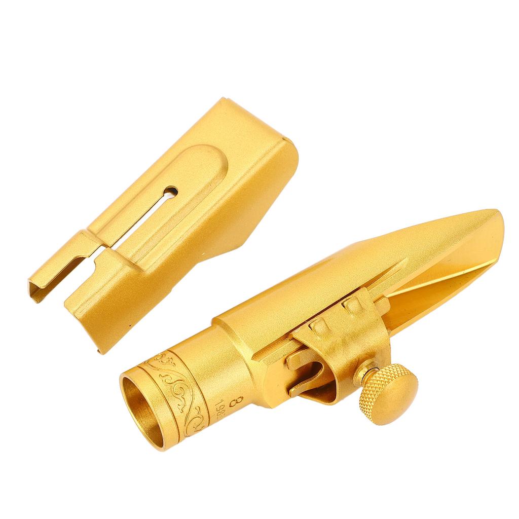 Altsaxophonmundstück 8C Messing vergoldet Es-Altsaxophonmundstück zum Ersatz