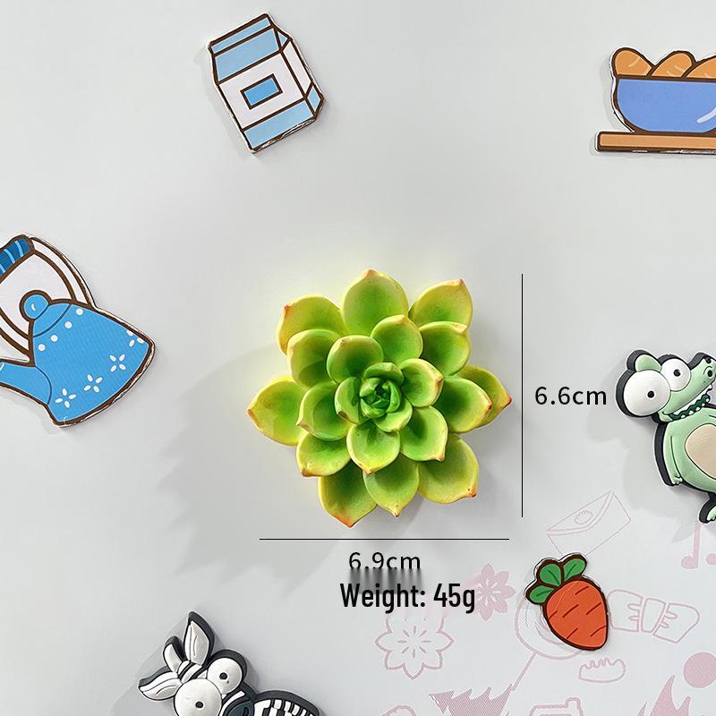 Creative 3D Bouquet Resin Fridge Magnet - Cartoon Ferrite Christmas Decoration