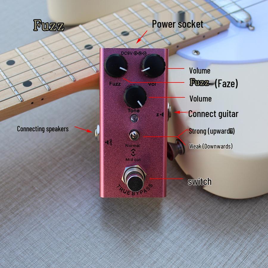 Certified Multi-Effect Guitar Pedal with 10 Effects and Storage Board