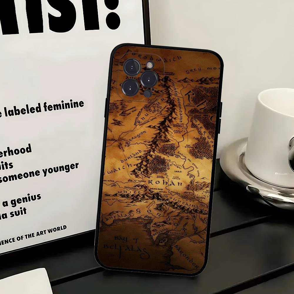 

Чехол для телефона из фильма Властелин Колец Для IPhone 17 Air 16 15 14 Plus 13 12 Mini 11 Pro Max Черный чехол iPhone 12