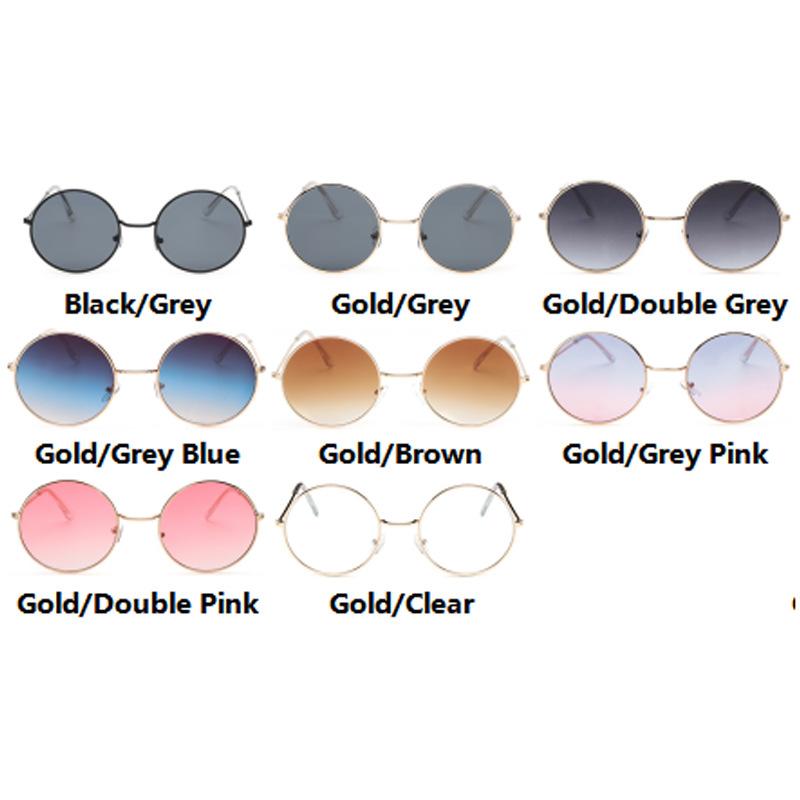2026 Women's Alloy Mirror Sunglasses, Retro Designer Travel Sunglasses, Pink Round UV400 Sunglasses for Women Gafas De Sol