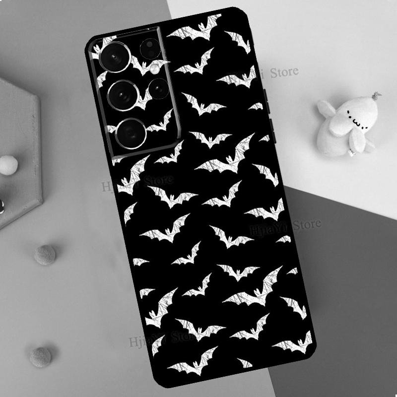 Goth Vampire Bat Gothic Phone Case For Samsung Galaxy S23 S22 Ultra Note 20 10 S8 S9 S10 Plus S20 FE S21 FE Cover