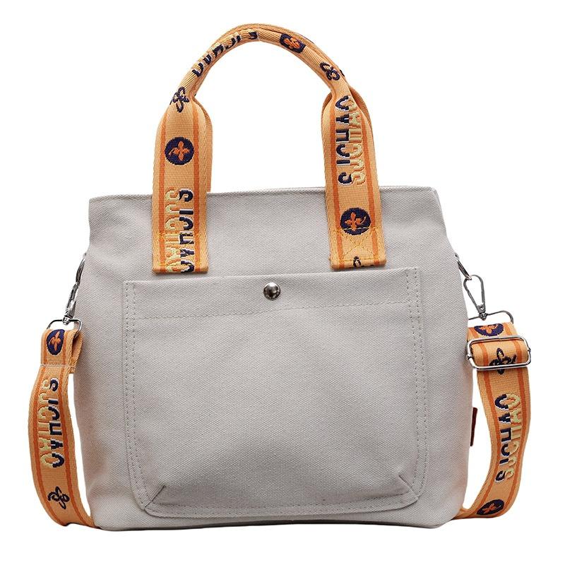 New Niche Contrasting Color Bag Women's Commuter Messenger Bag Fashion Casual Simple Temperament Tote Bag
