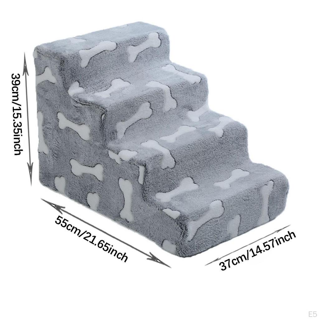 Dog Stairs for Bed Couch Sofa,Soft,High Density Foam Lightweight,Dog Step,Pet Older Dogs