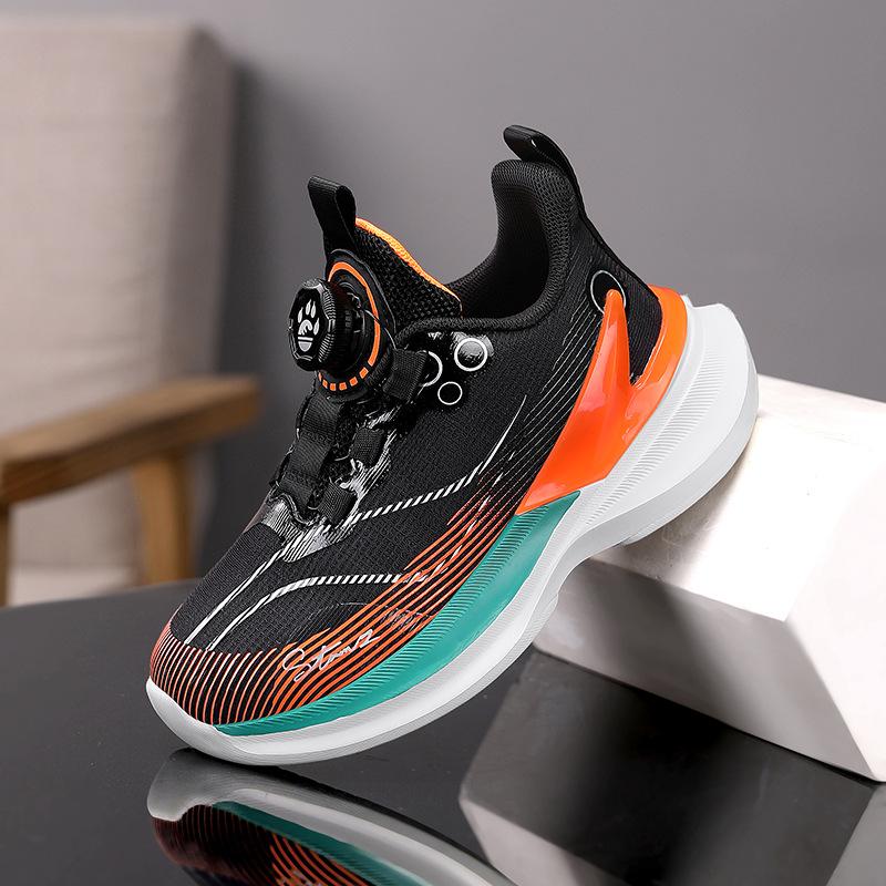 

Children s and girls spring and autumn running shoes Boys carbon plate ultra-light and breathable student physical education class children s rotati 39