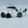 Microphones Soft Outdoor Furry Wind Muff Lapel Mic Windscreen Microphone Windshield Lavalier