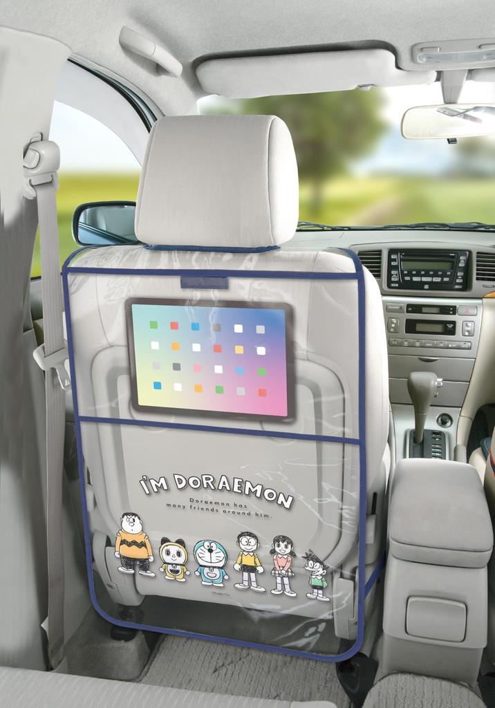 Meiho DORAEMON Rear Seat Kick Guard Seatback Pocket Clear DE0353