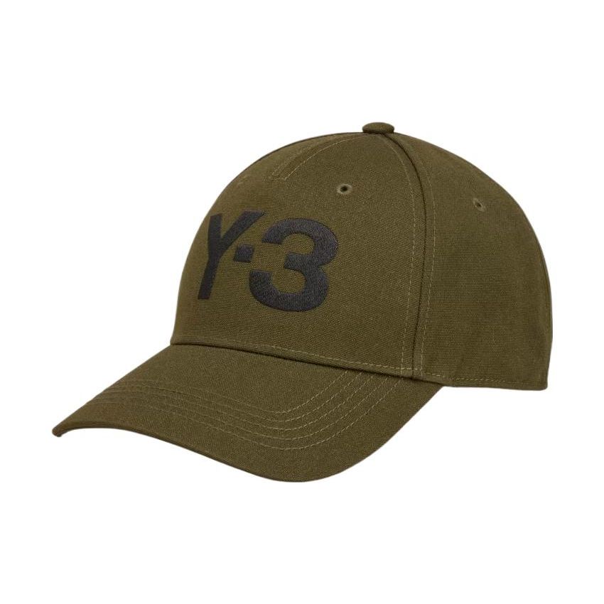Adidas Y-3 Logo Duckbill Cap Unisex Caps Green IU4625 OSFW