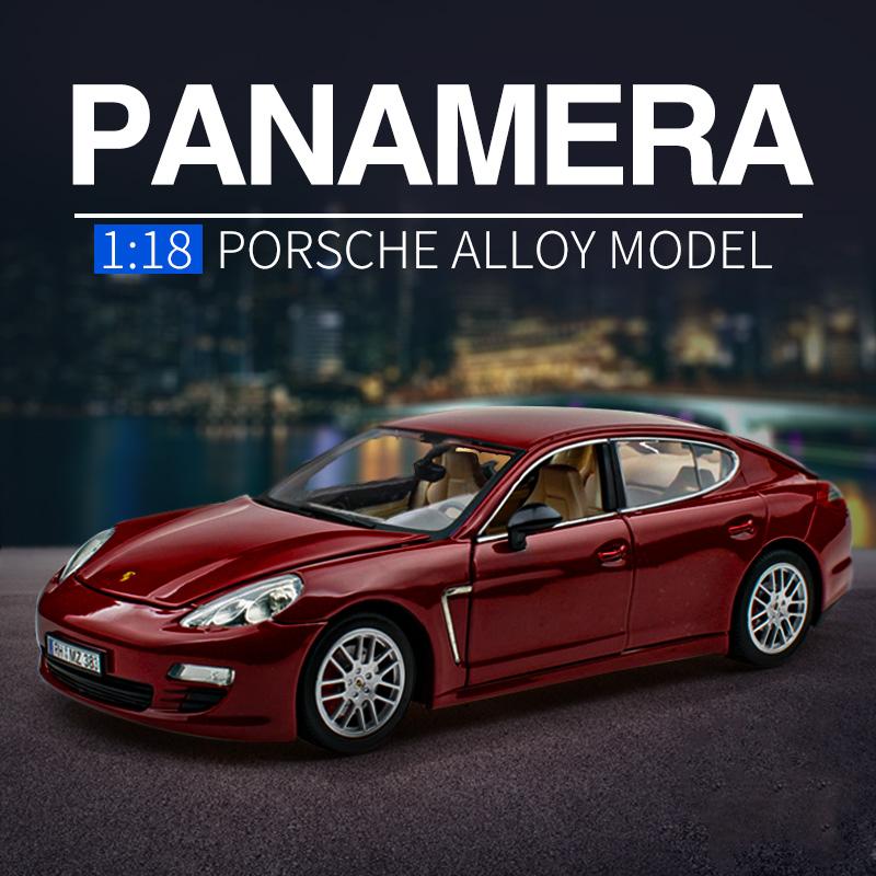 

1:18 Porsches Panamera Coupe, модель спортивного автомобиля из сплава, литье под давлением, металлические игрушечные автомобили, коллекция моделей автомобилей, подарок для моделирования