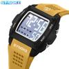 Top Brand New Small Square Retro Sports Electronic Watch Men's Multifunctional Waterproof Luminous Fashion Student Watch