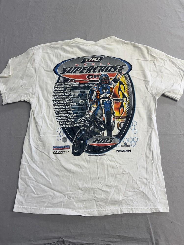VTG THQ World Supercross GP T-shirt 2003 - L Unisex T-Shirt XL