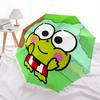 1pc Keroro Frog Umbrella - Automatic Opening & Closing, Portable 3-Fold Design with 8-Bone Iron Frame, Outdoor Umbrella for Festivals, Travel, Daily U