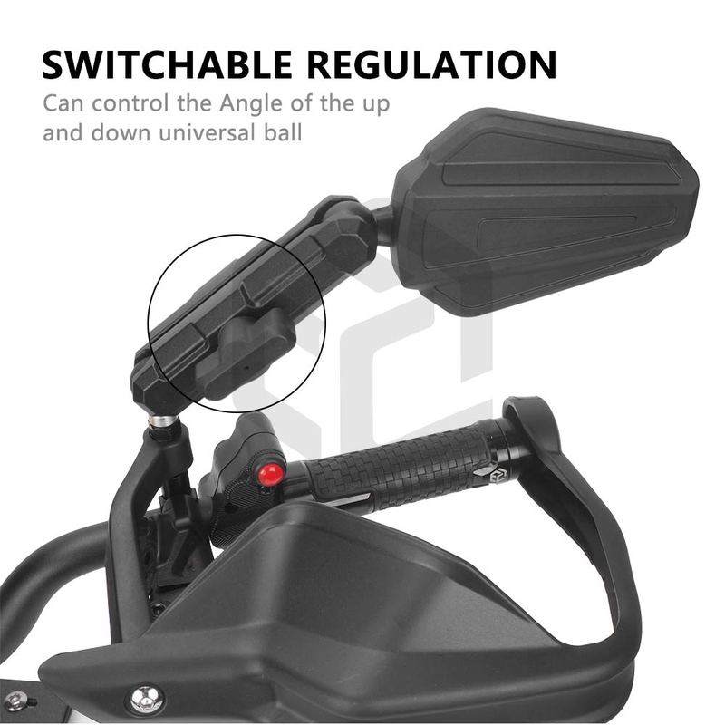 For YAMAHA TENERE 700 900GT Motorcycle Westwind Rearview Mirror Adventure ADV Foldable Mirrors For XT660Z XT1200 MT09 Tracer