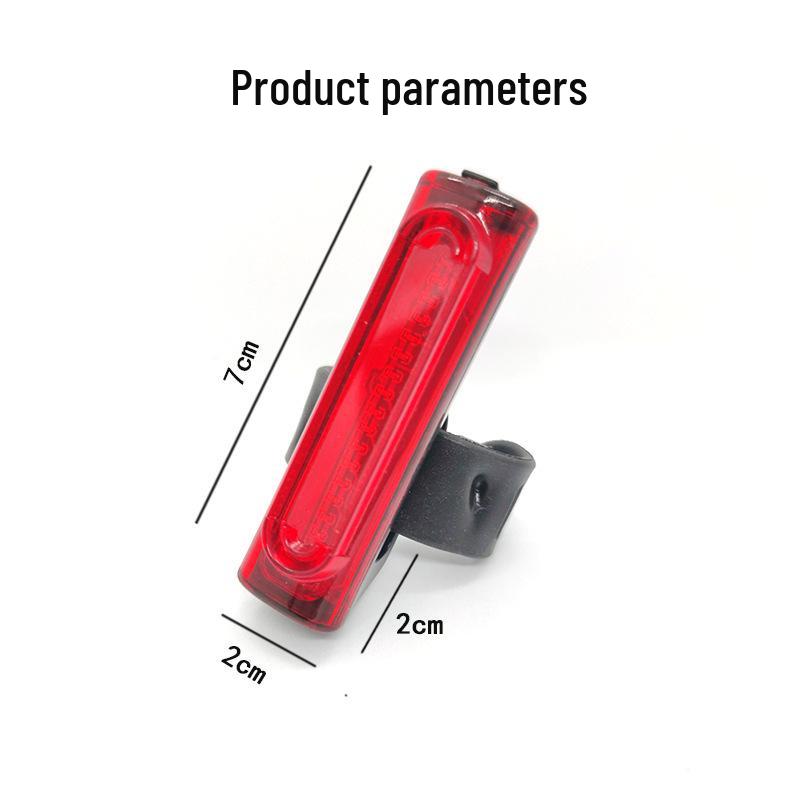Bicycle USB Rechargeable Tail Light - Long Battery Life, Night Riding Brake Alert for Road Bikes
