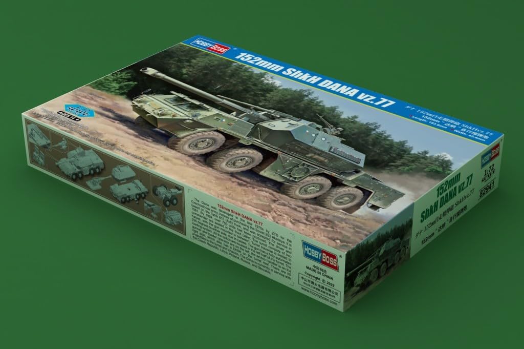Hobby Boss 1/72 Fighting Vehicle Series Dana 152mm Self-Propelled Howitzer ShkHvz.77 Plastic Model 82941