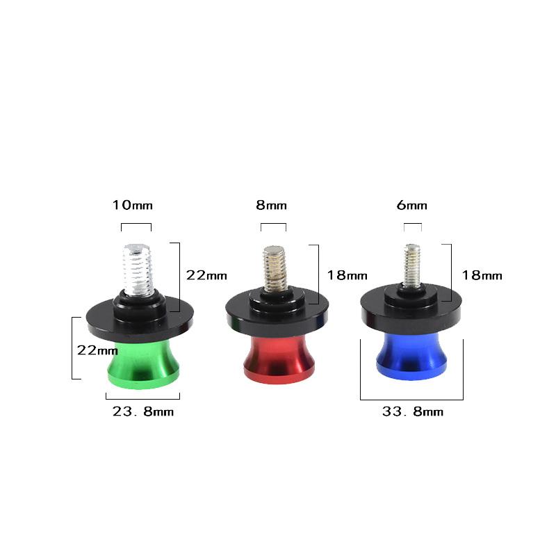 Příslušenství pro motorky Kyvné rameno Slider Cívky 10MM Stojan Šrouby Kryt pro Honda XLV 600 650 700 TRANSALP DOMINATOR NX 650 FMX