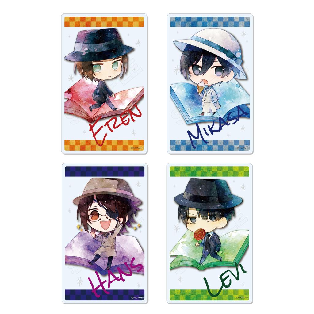 Attack on Titan Závěrečná sezóna Akrylový box na karty sada 8