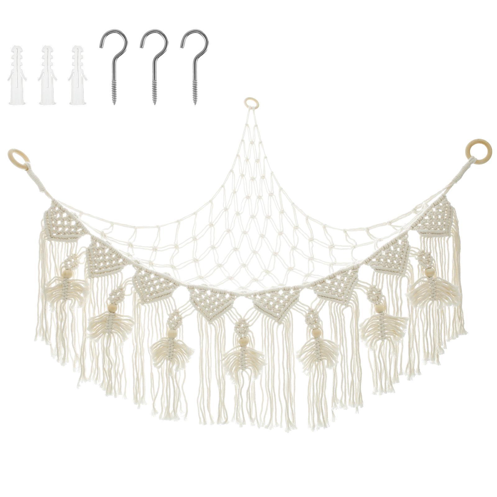 

Stuffy Toy Hammock Mesh Kids Bedroom Storage Nursery Teddy Bear Net Child Organizer Stuffed Towels Tidy Soft Storage Organizer белый