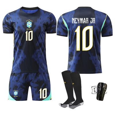 Brasilien 2026 VM Udebanetrøje 10 Neymar Fodboldtrøje Sæt