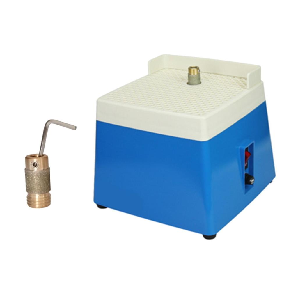 Stained Glass Grinder Portable Mini DIY Grinding Tool for Home Corner Studio Blue