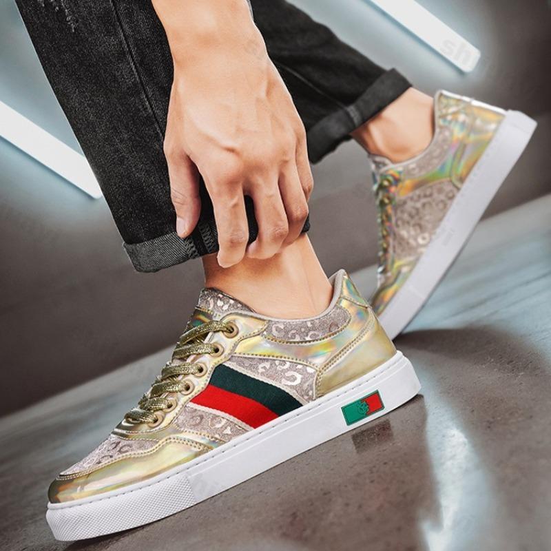 Módní 2025 Nové Podzimní Pánské Niche Design Nízké Silná Podrážka Sportovní Boty Módní Trend Všestranné Pohodlné Protiskluzové Ploché Tenisky