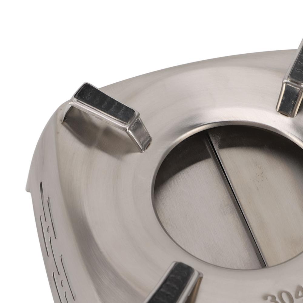 Stainless Steel Drawer Type Camp Stove Sliding Adjustment Alcohol Stove Backpacking Stove Outdoor
