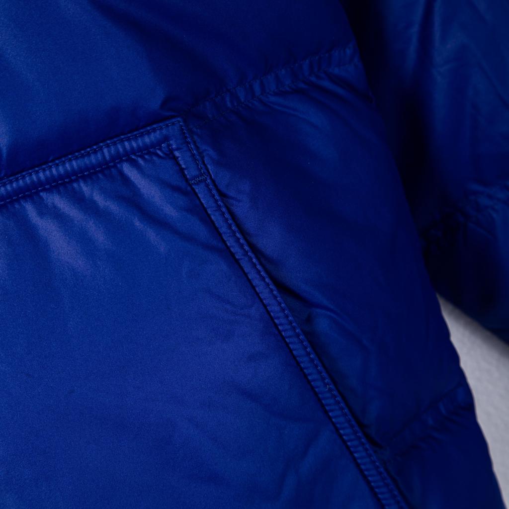 Nike Color Block Warm Logo Embroidered Stand Collar Puffer Jacket Men Jacket Royal-Blue 484509-477