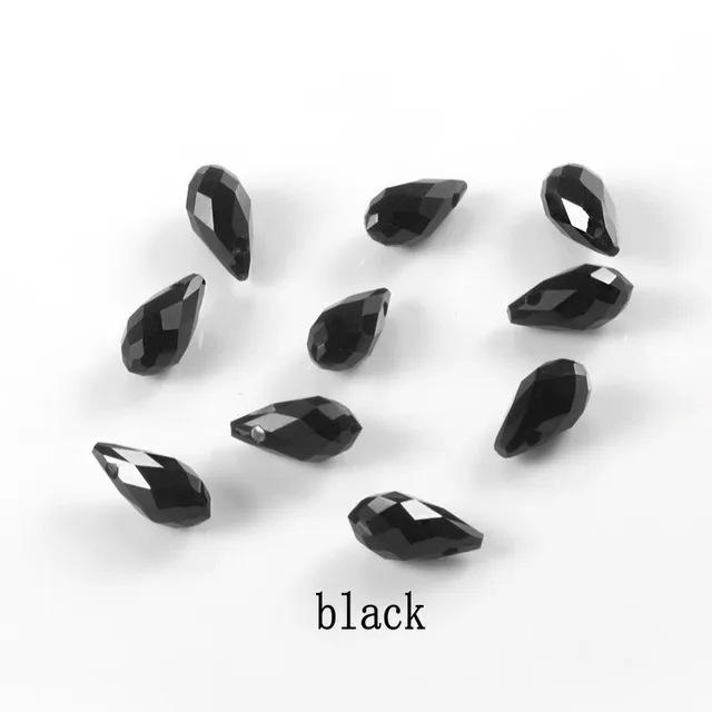 

AB Color Teardrop Crystal Glass Браслет Бусины DIY Ювелирный Кулон 5.5x11mm 84 pcs