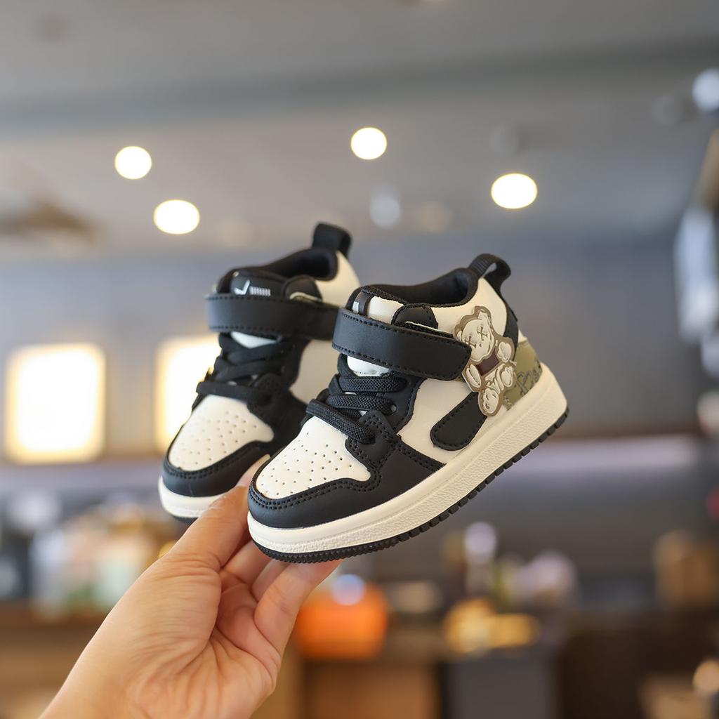 Baby Autumn Shoes Toddler Shoes Girl Baby Children High-top Toddler Shoes 1 2-3 Years Old Boy Baby Soft-soled Shoes