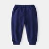 Spring and Autumn Boys' Dinosaur Print Pocket Sports Pants Kids Casual Long Pants Baby Boys' Mid Waist Ankle-Tied Sweatpants