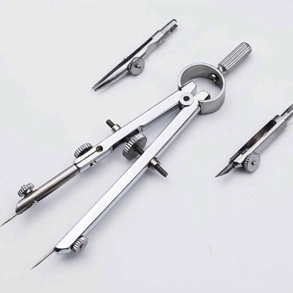 4.3 Inch Spring Gauge Metal Drawing Compass Electrocardiogram Jewellery Scribing  Compasses