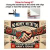 2D Vintage Tattoo Shop Tapestry, "Cheap Tattoos Aren't Good" Sign