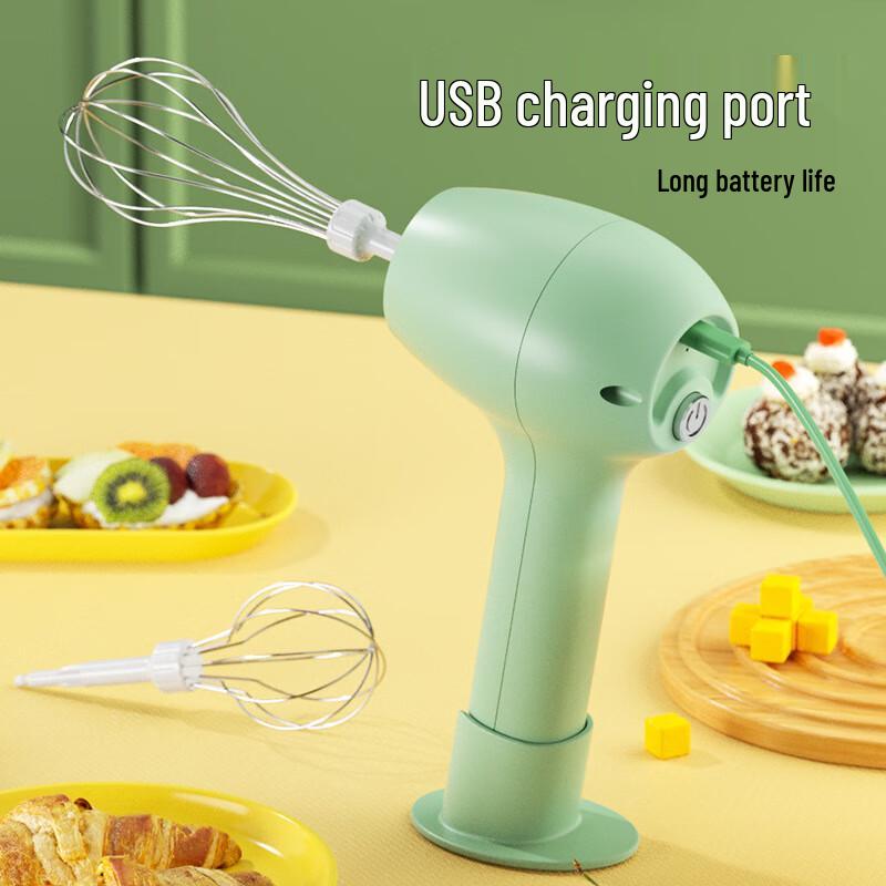 Portable Wireless Electric Egg Beater & Milk Frother
