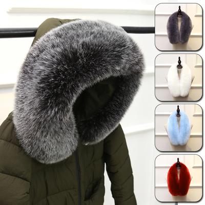 Frauen-weicher Kragen-Wickelhals-Winter-warme Schals Kunstpelz-Kragen-Damen-flauschiges Halstuch