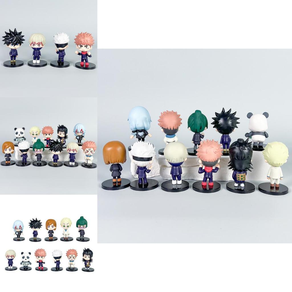 Jujutsu Kaisen Pvc Figure Set With 11 Chibi Characters For Anime Enthusiasts And Collectors