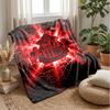 Sunderland Football Print Flannel Blanket, Soft Warm Lightweight Throw Blanket for Sofa Bed Camping