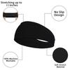 Breathable headband sports sweat-absorbing headband, elastic headband, suitable for sports and leisure use