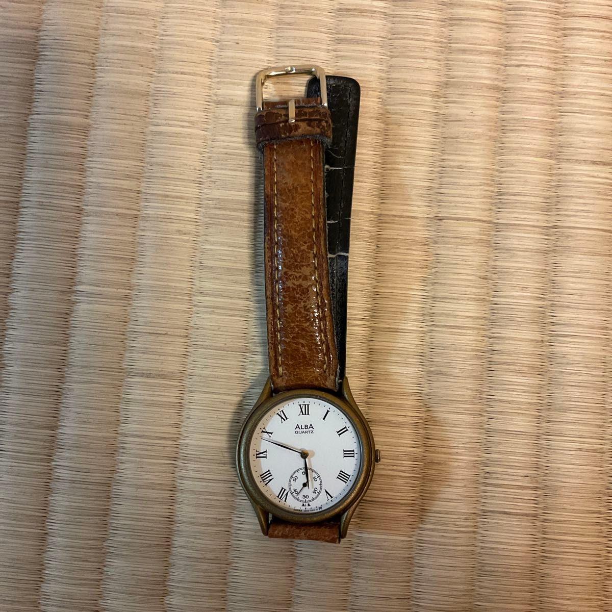 ALBA QUARTZ Alba quartz watch brown