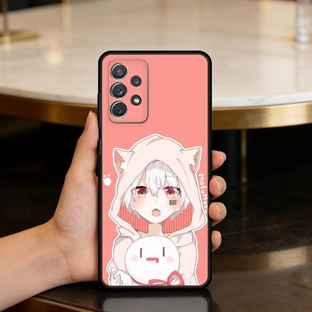 Singer M-Mafumafu Ctue Phone Case For Samsung Galaxy A73,A72,A71,A70,A53,A52,A51,Soft Silicone Black Cover
